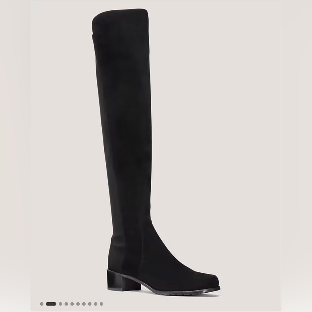 Stuart Weitzman 50/50 Low Heel Suede Over The Knee! Size 6!